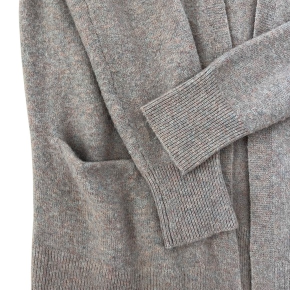 Madewell Coziest Yarn Merino Wool Alpaca Blend Open Front Walker Cardigan SZ M - Picture 6 of 11